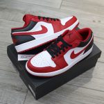 Giày Nike Air Jordan 1 Low ‘Reverse Black Toe’ Real