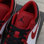 Giày Nike Air Jordan 1 Low ‘Reverse Black Toe’ Real