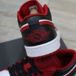 Giày Nike Air Jordan 1 Low ‘Reverse Black Toe’ Real