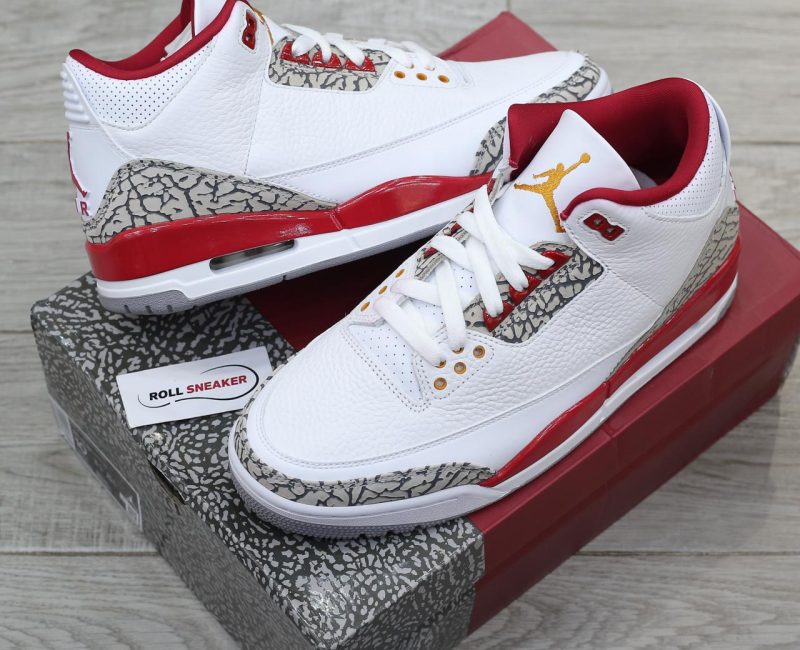 Giày Nike Air Jordan 3 Retro ‘Cardinal Red’ Best Quality
