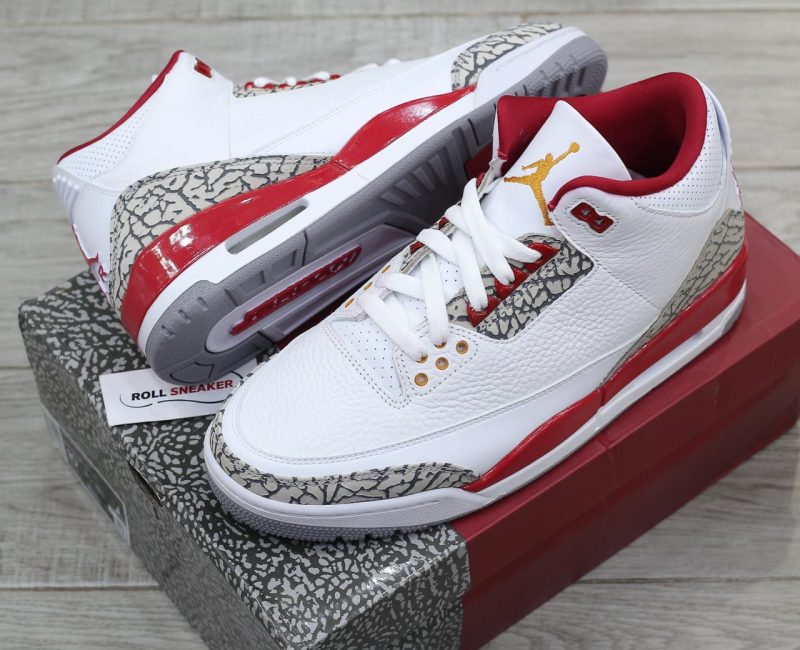 Giày Nike Air Jordan 3 Retro ‘Cardinal Red’ Best Quality