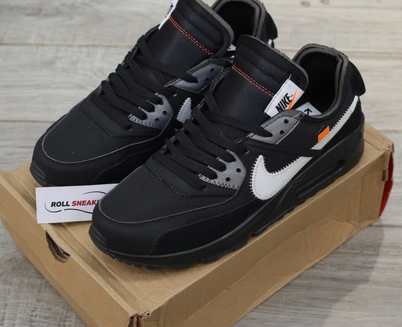 Giày Nike Air Max 90 Off White Black Chuẩn 99% Auth