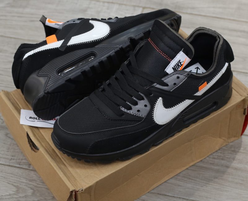 Giày Nike Air Max 90 Off White Black Chuẩn 99% Auth