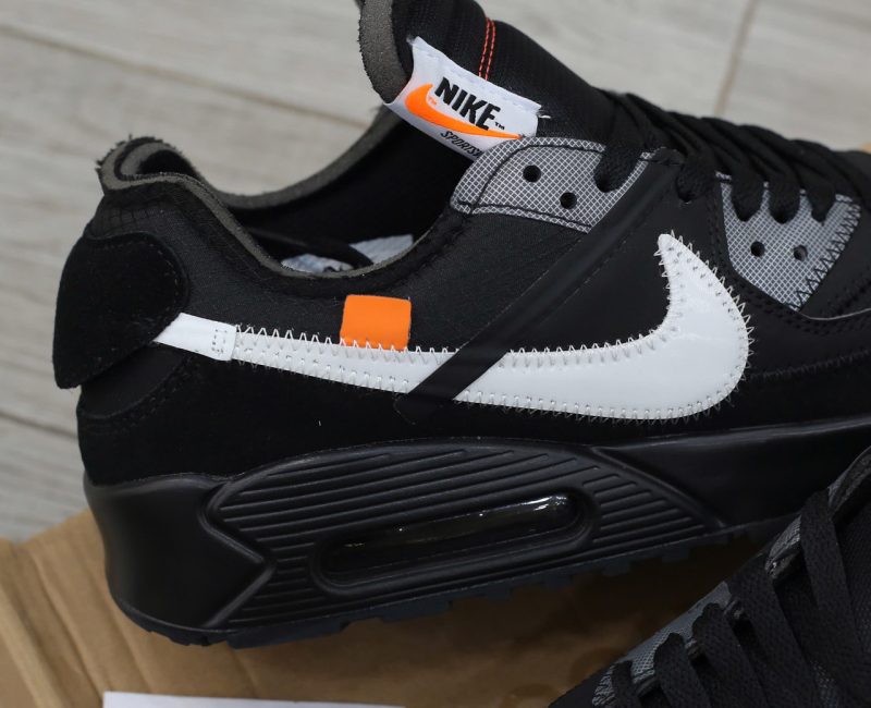 Giày Nike Air Max 90 Off White Black Chuẩn 99% Auth