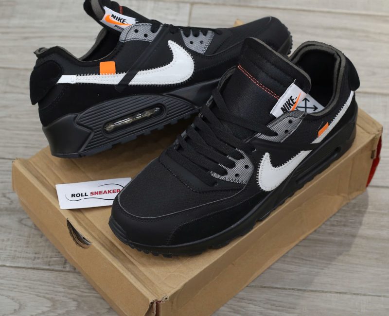 Giày Nike Air Max 90 Off White Black Chuẩn 99% Auth