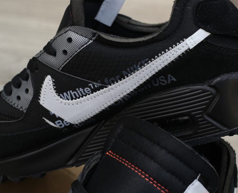 Giày Nike Air Max 90 Off White Black Chuẩn 99% Auth