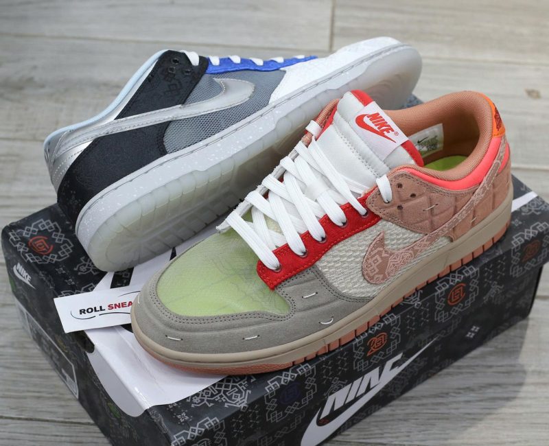 Giày Nike CLOT x Dunk Low ‘What The’ Best Quality