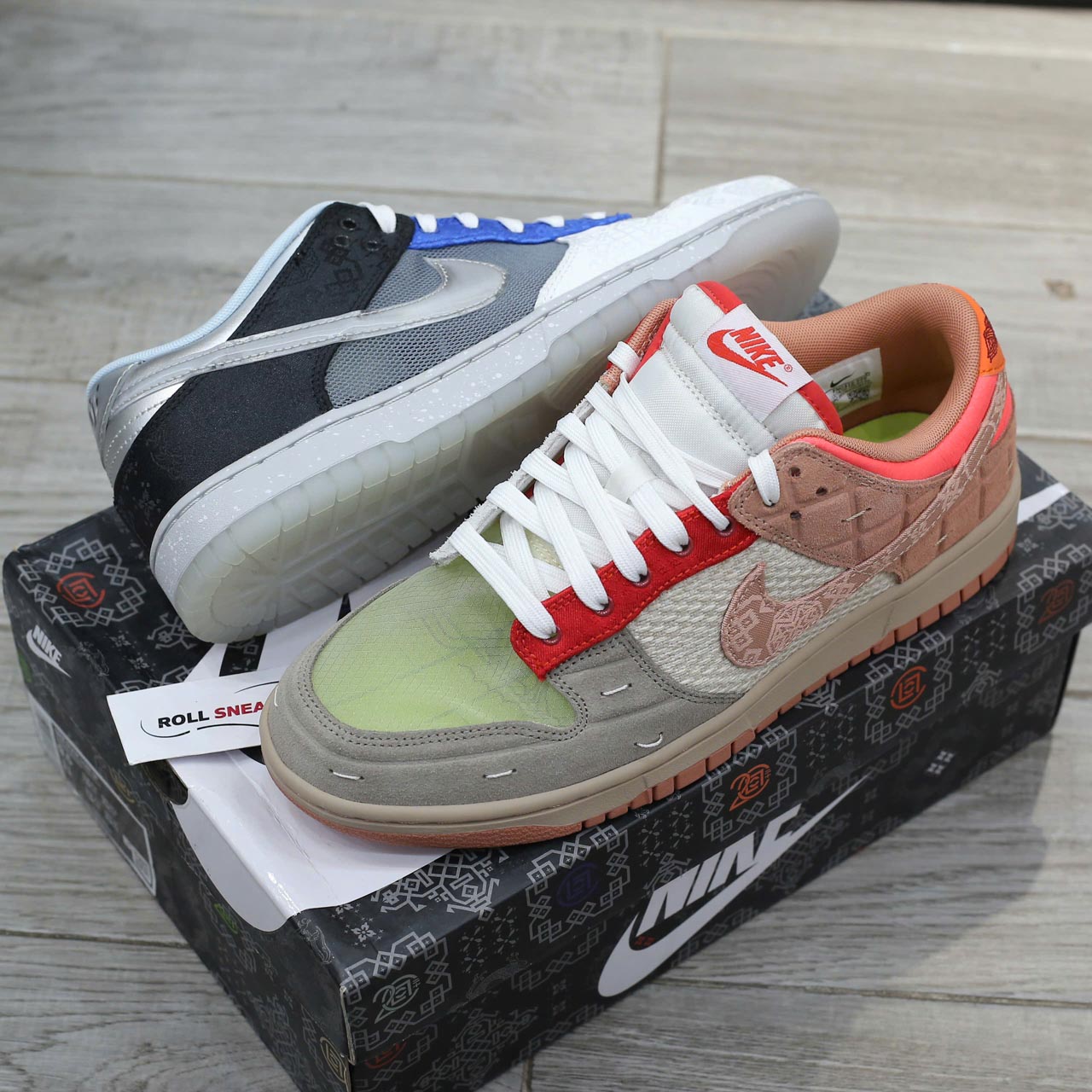 Giày Nike CLOT x Dunk Low ‘What The’ Best Quality