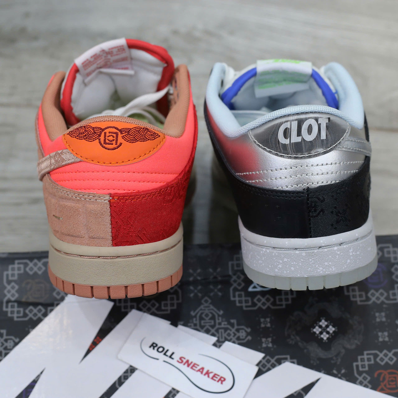 Giày Nike CLOT x Dunk Low ‘What The’ Best Quality