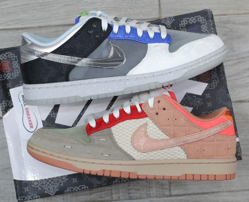 Giày Nike CLOT x Dunk Low ‘What The’ Best Quality