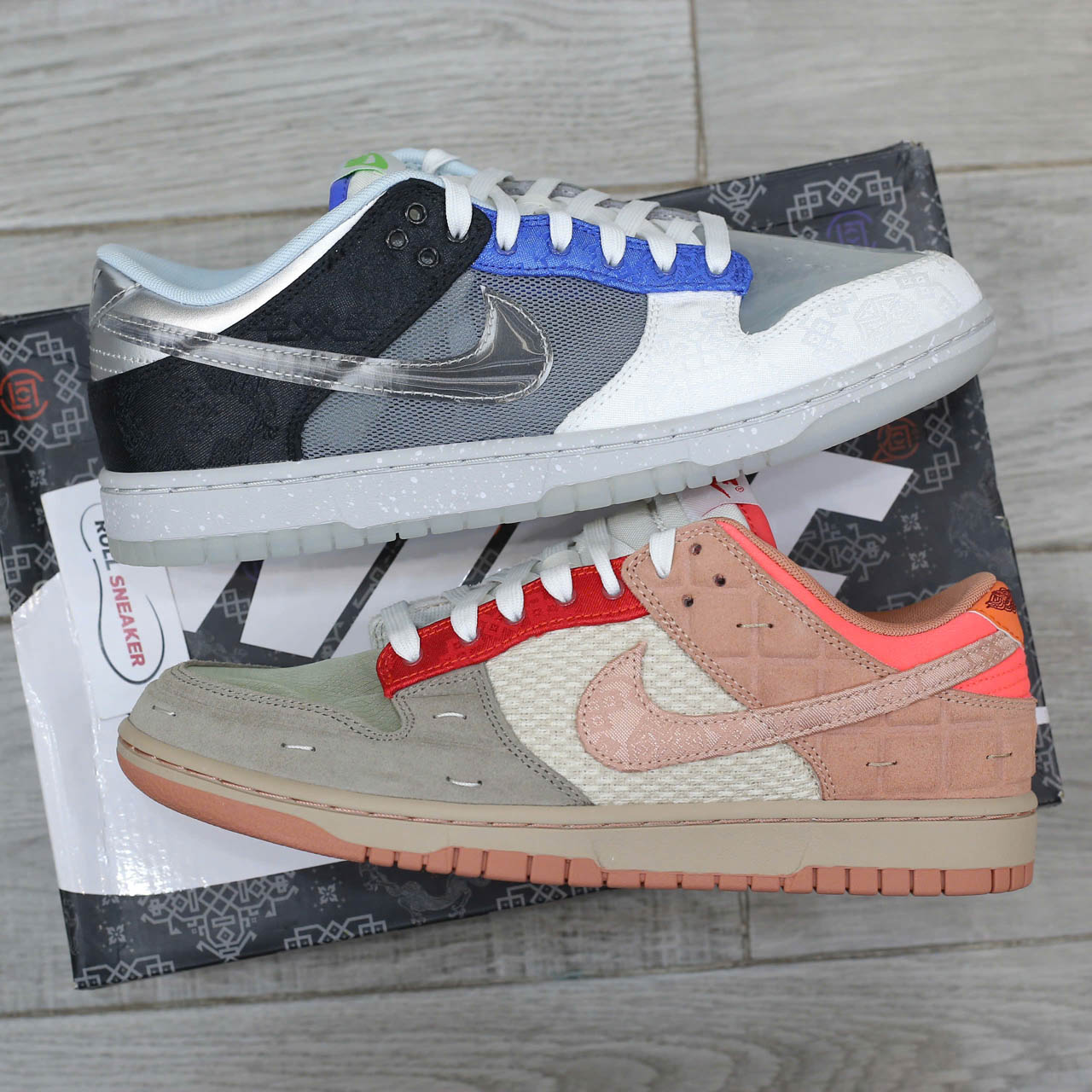 Giày Nike CLOT x Dunk Low ‘What The’ Best Quality