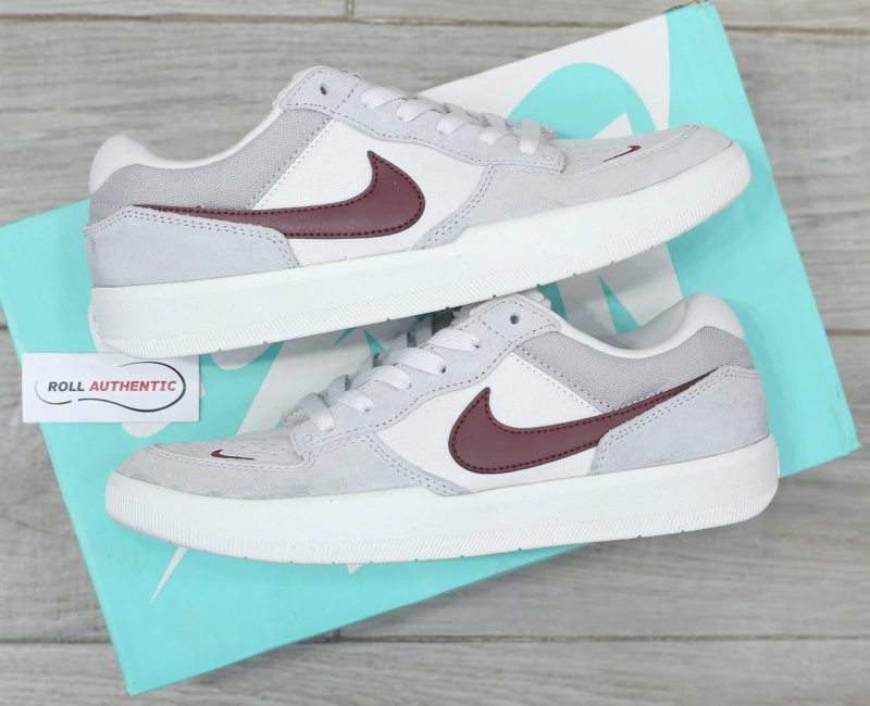 Giày Nike SB Force 58 ‘Light Smoke Burgundy’ Real