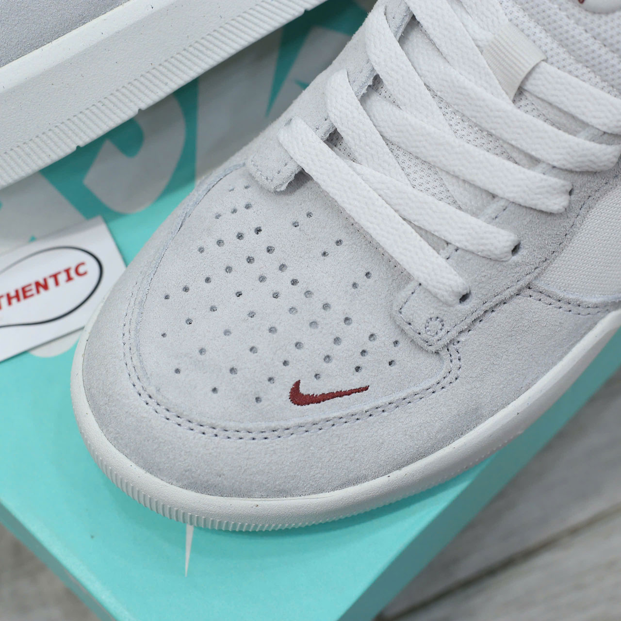 Giày Nike SB Force 58 ‘Light Smoke Burgundy’ Real