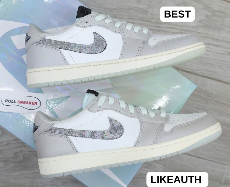 So sánh Giày Air Jordan 1 Retro Low OG ‘Year of the Snake’ Best Quality