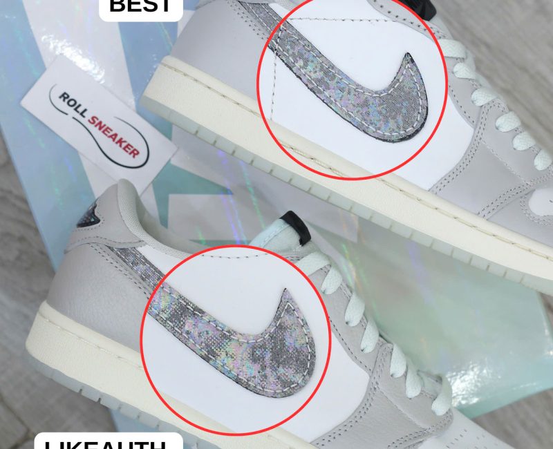 So sánh Giày Air Jordan 1 Retro Low OG ‘Year of the Snake’ Best Quality