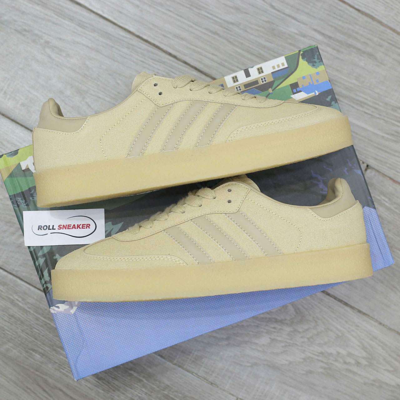 Giày Adidas Clarks 8th Street Samba Fieg Savannah Chuẩn 99% Auth