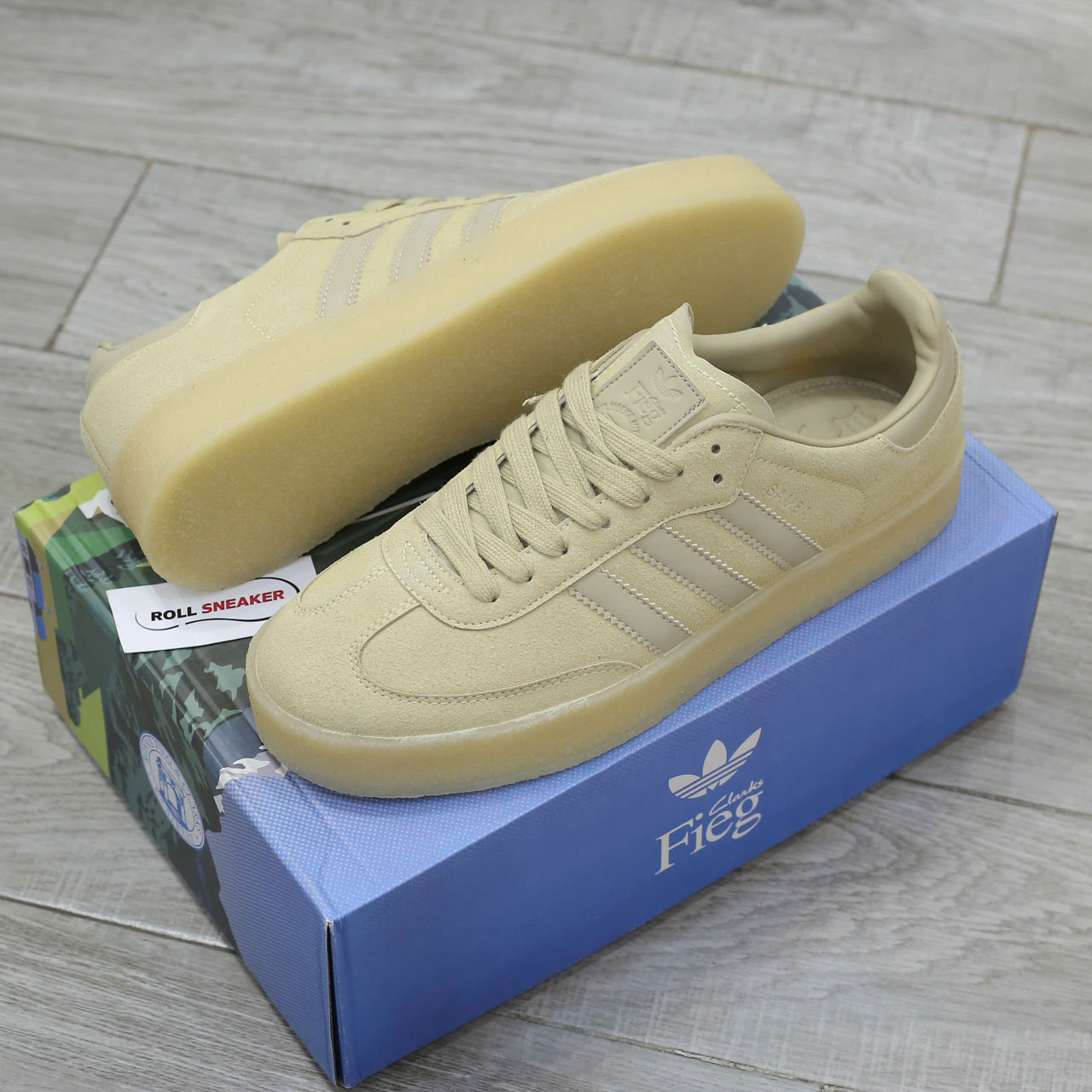 Giày Adidas Clarks 8th Street Samba Fieg Savannah Chuẩn 99% Auth