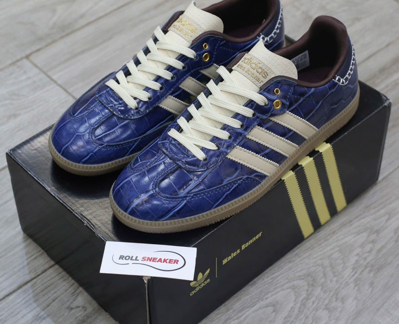 Giày Adidas Wales Bonner x Samba OG ‘Collegiate Navy’ Chuẩn 99% Auth