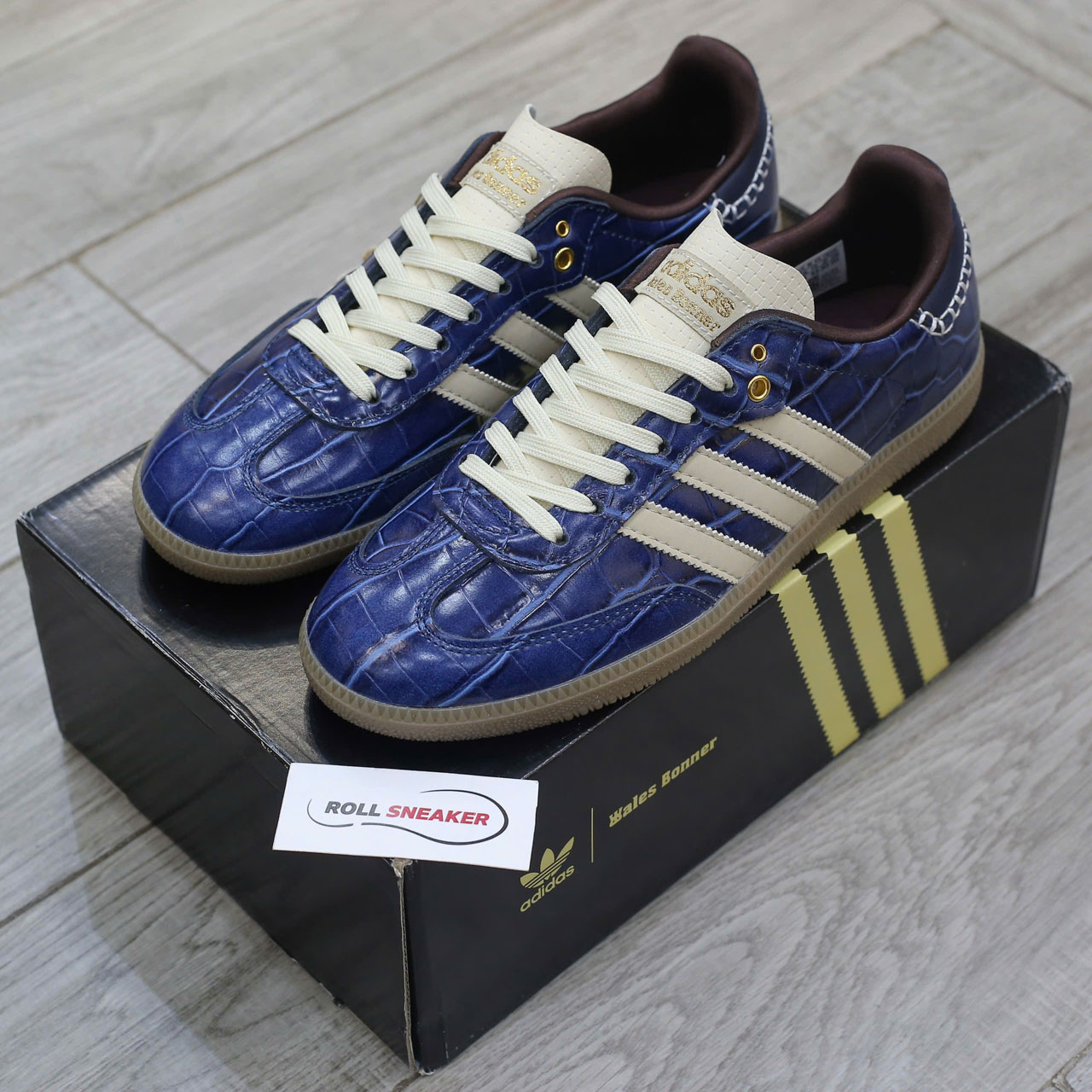Giày Adidas Wales Bonner x Samba OG ‘Collegiate Navy’ Chuẩn 99% Auth