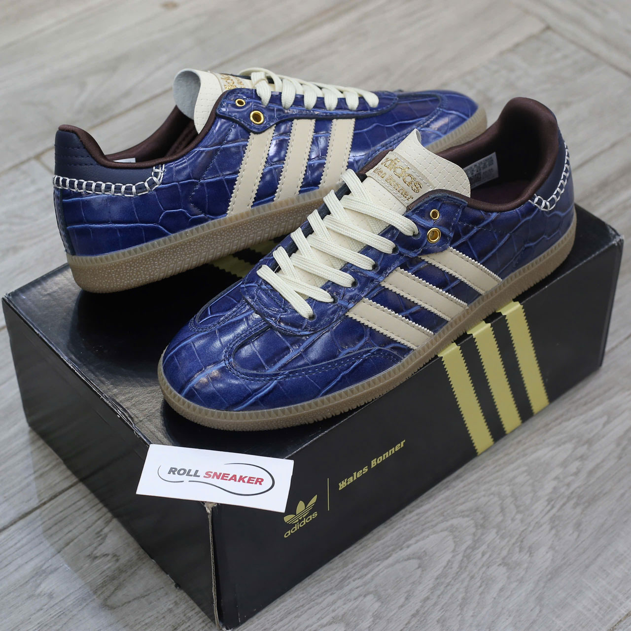 Giày Adidas Wales Bonner x Samba OG ‘Collegiate Navy’ Chuẩn 99% Auth