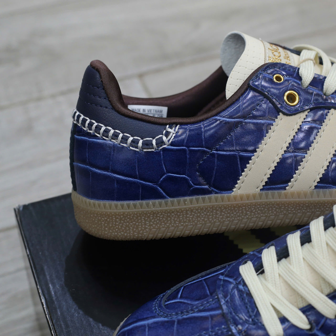 Giày Adidas Wales Bonner x Samba OG ‘Collegiate Navy’ Chuẩn 99% Auth
