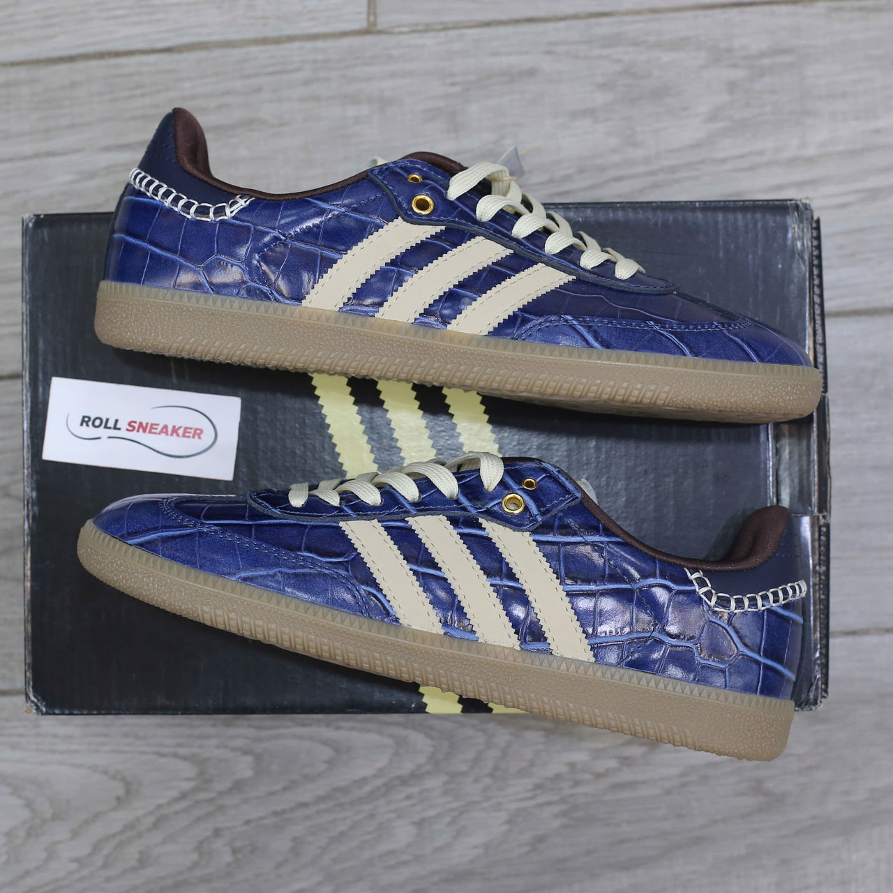 Giày Adidas Wales Bonner x Samba OG ‘Collegiate Navy’ Chuẩn 99% Auth