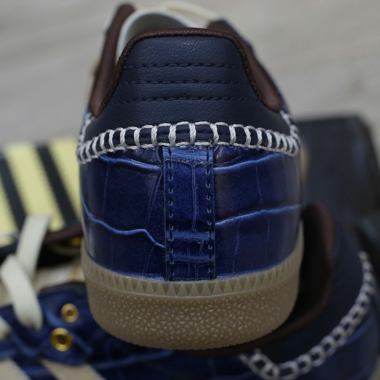 Giày Adidas Wales Bonner x Samba OG ‘Collegiate Navy’ Chuẩn 99% Auth