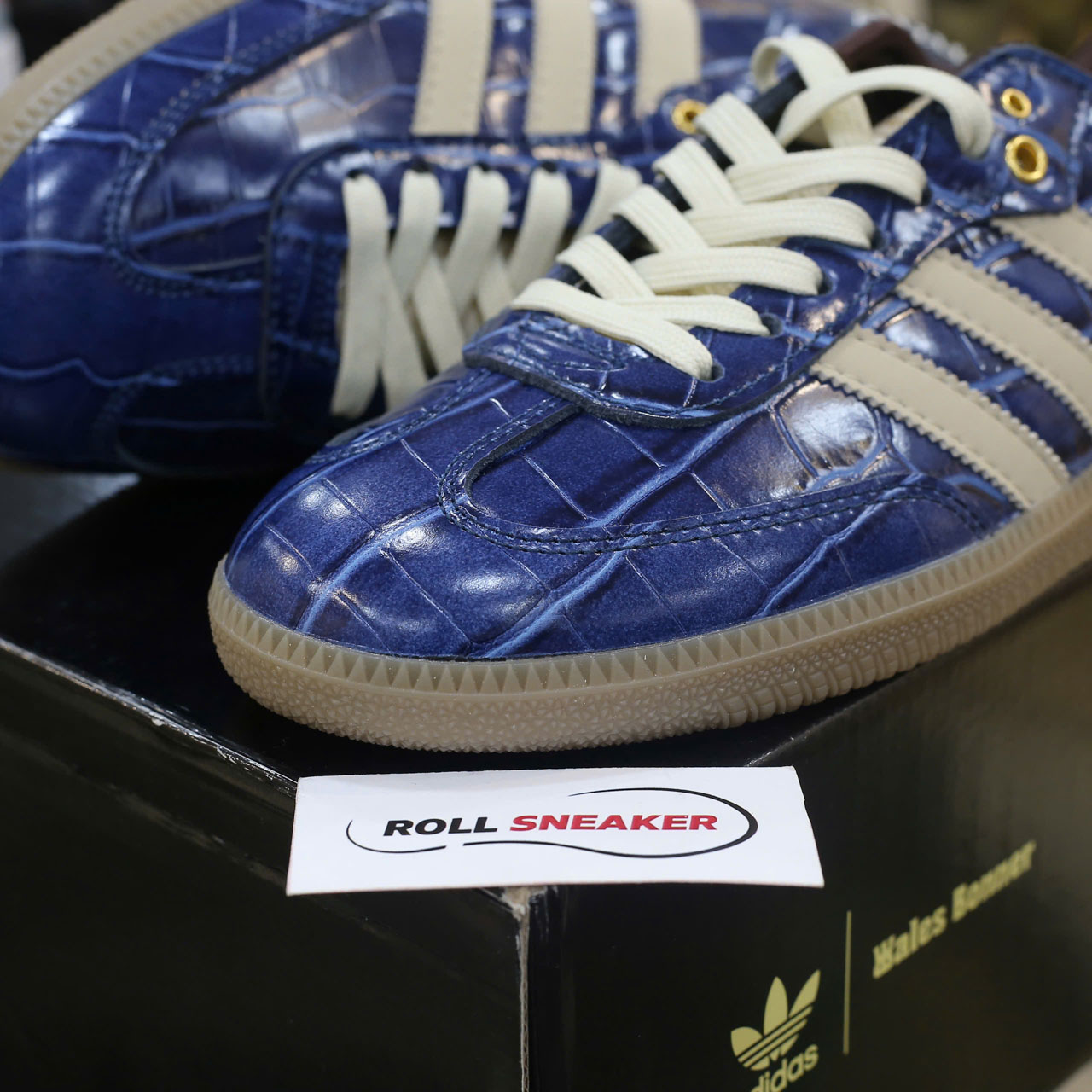 Giày Adidas Wales Bonner x Samba OG ‘Collegiate Navy’ Chuẩn 99% Auth