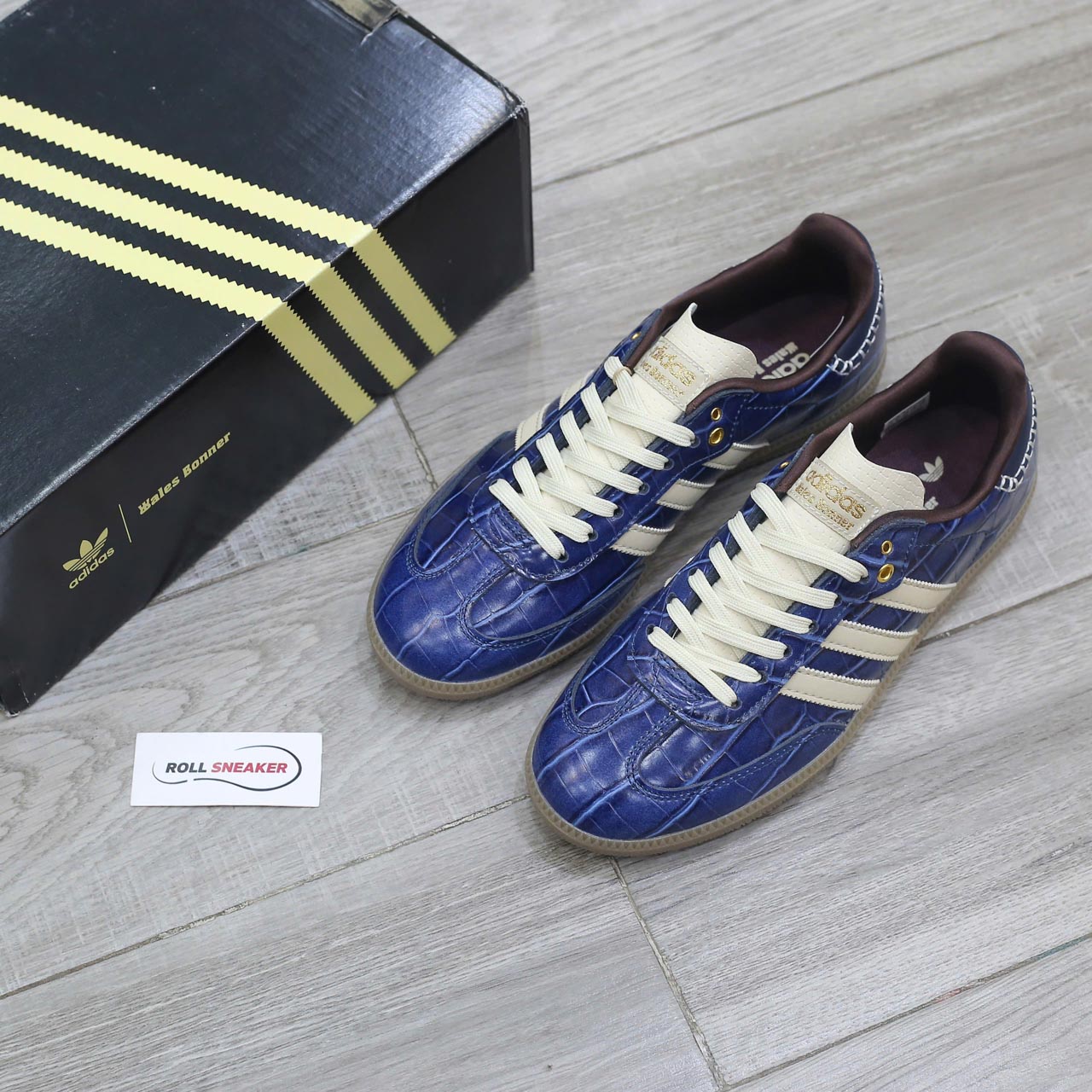 Giày Adidas Wales Bonner x Samba OG ‘Collegiate Navy’ Chuẩn 99% Auth