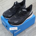 Giày Hoka Clifton 9 ‘Black White’ Chuẩn 99% Auth