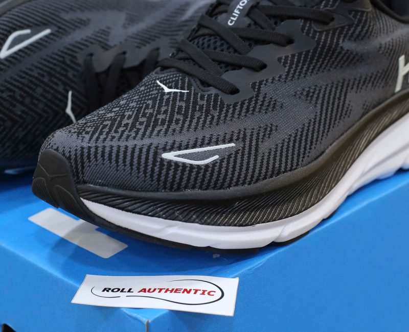 Giày Hoka Clifton 9 ‘Black White’ Chuẩn 99% Auth