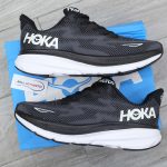 Giày Hoka Clifton 9 ‘Black White’ Chuẩn 99% Auth