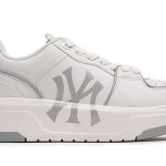 Giày MLB Chunky Liner Basic New York Yankees White Silver Chuẩn 99% Auth