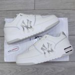 Giày MLB Chunky Liner Basic New York Yankees White Silver Chuẩn 99% Auth