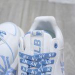 Giày MLB Chunky Liner Denim Monogram White Blue Chuẩn 99% Auth