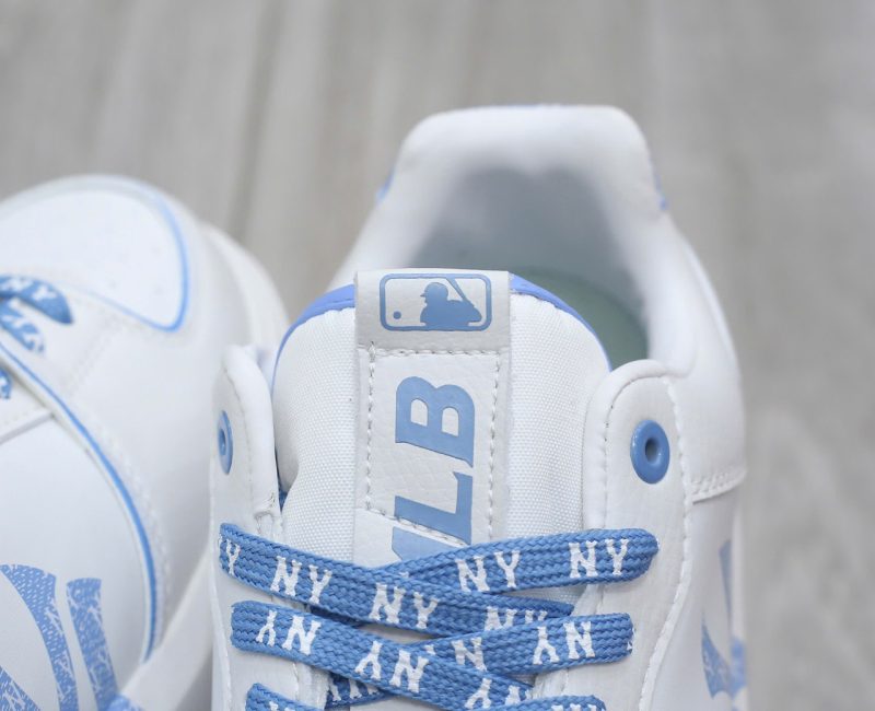 Giày MLB Chunky Liner Denim Monogram White Blue Chuẩn 99% Auth