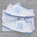 Giày MLB Chunky Liner Denim Monogram White Blue Chuẩn 99% Auth
