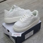 Giày MLB Chunky Liner Embo Mono Cooperstown White Chuẩn 99% Auth