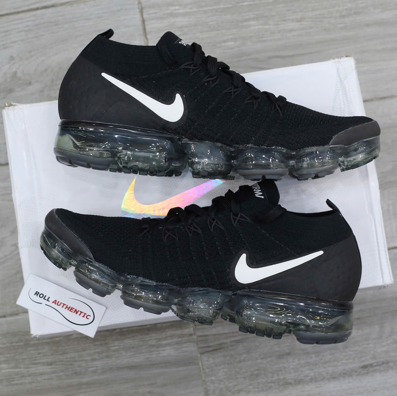 Giày Nike Air VaporMax Flyknit 2 ‘Black’ Chuẩn 99% Auth