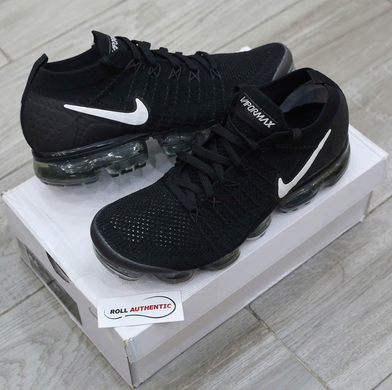 Giày Nike Air VaporMax Flyknit 2 ‘Black’ Chuẩn 99% Auth
