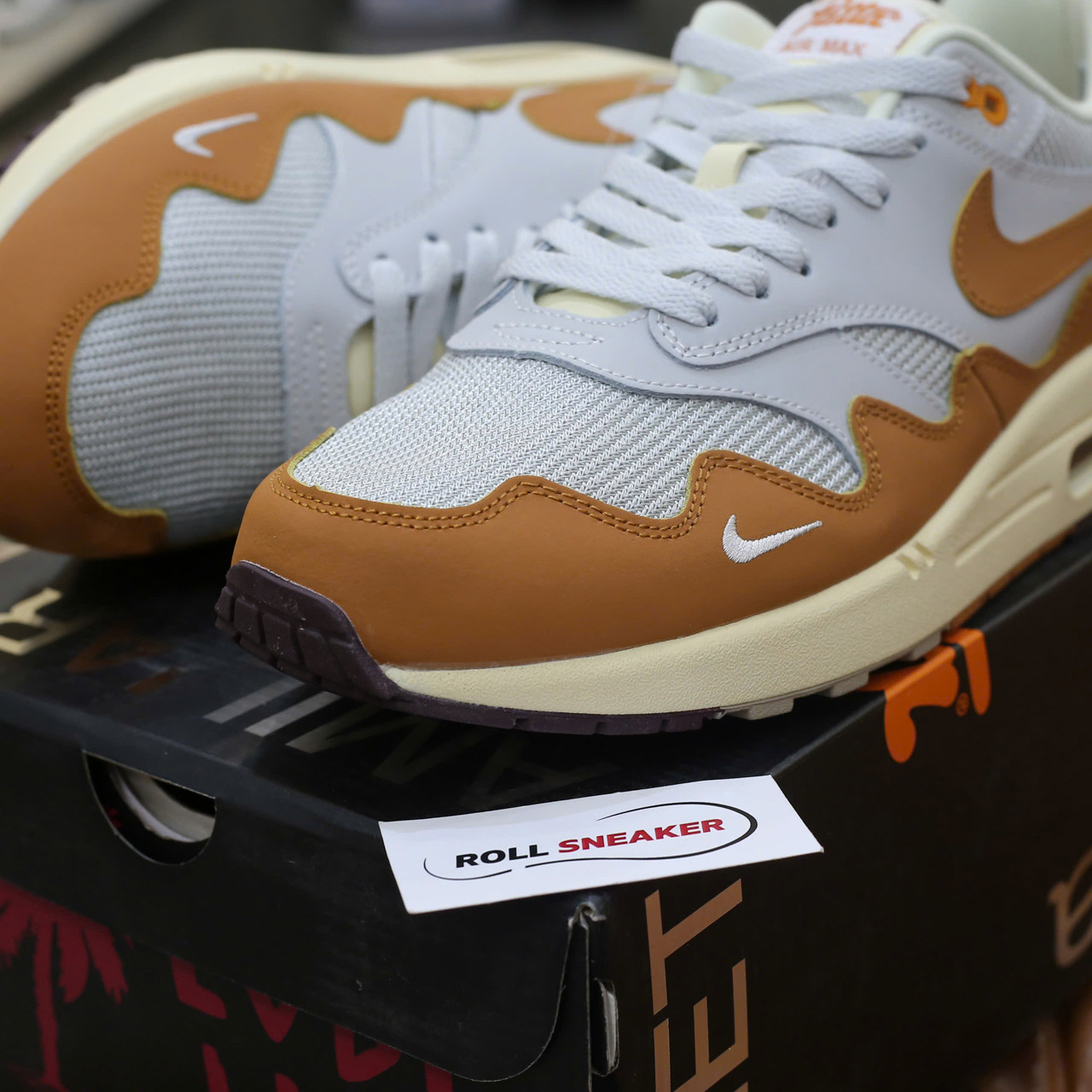 Giày Nike Patta x Air Max 1 ‘Monarch’ Chuẩn 99% Auth