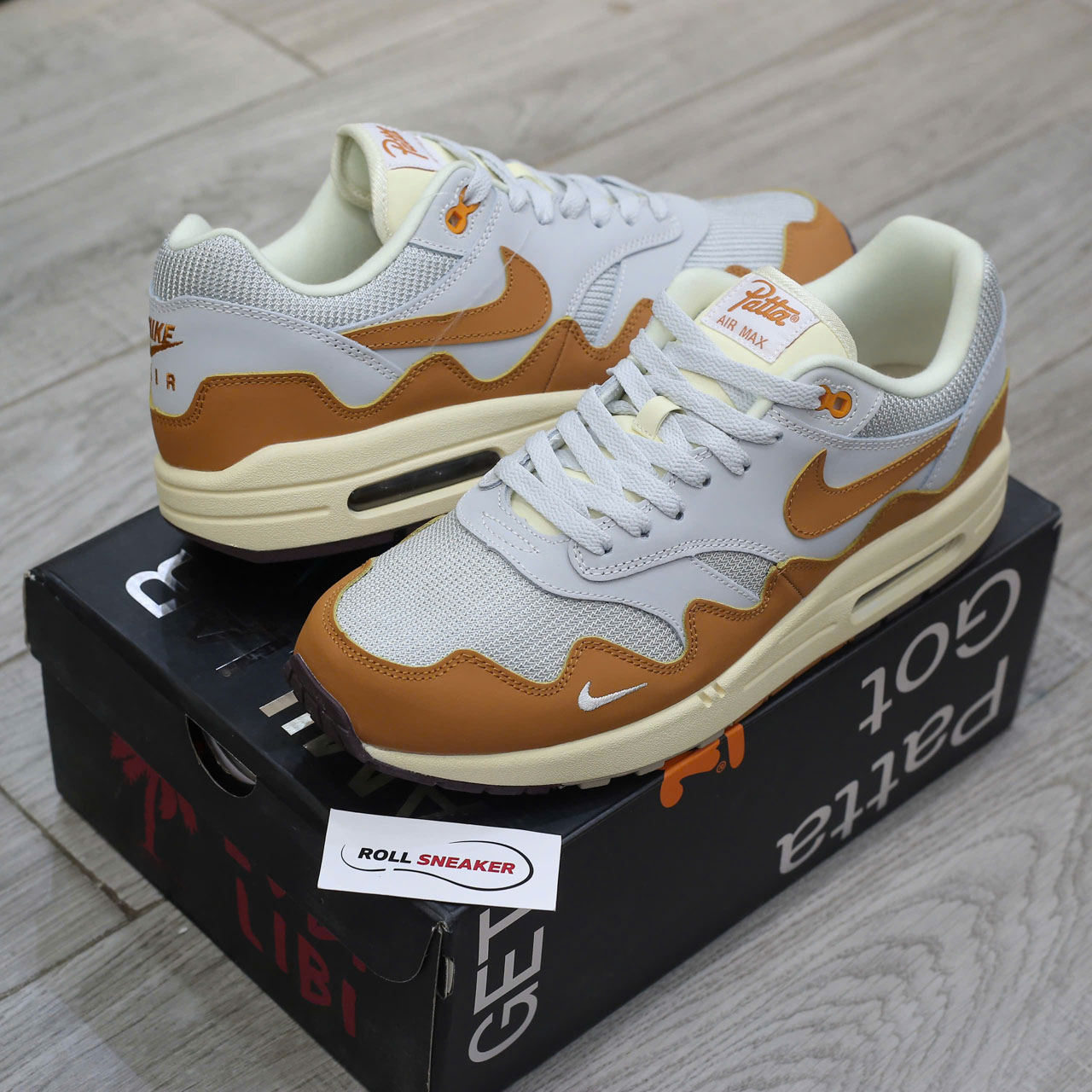 Giày Nike Patta x Air Max 1 ‘Monarch’ Chuẩn 99% Auth
