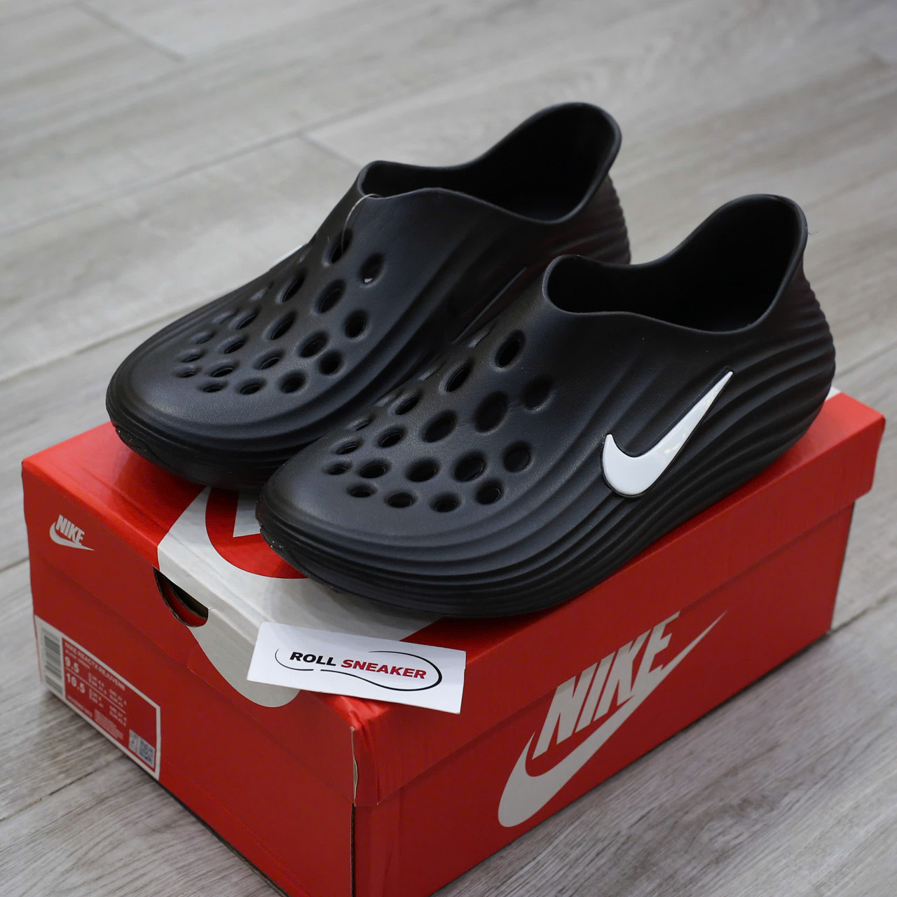 Giày Nike ReactX Rejuven8 ‘Triple Black’ Chuẩn 99% Auth