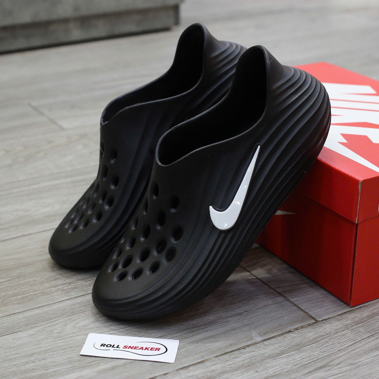 Giày Nike ReactX Rejuven8 ‘Triple Black’ Chuẩn 99% Auth