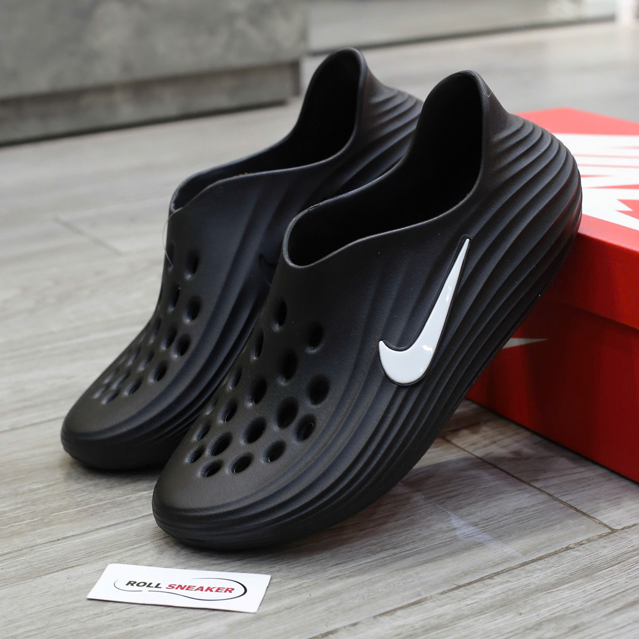 Giày Nike ReactX Rejuven8 ‘Triple Black’ Chuẩn 99% Auth