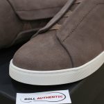 Giày Zegna Brown Suede Triple Stitch Chuẩn 99% Auth