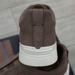Giày Zegna Brown Suede Triple Stitch Chuẩn 99% Auth