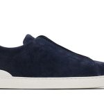 Giày Zegna Utility Blue Suede Triple Stitch Chuẩn 99% Auth
