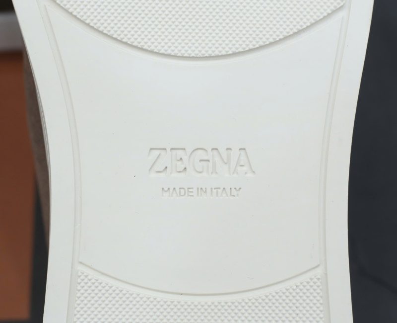 Giày Zegna Utility Blue Suede Triple Stitch Chuẩn 99% Auth