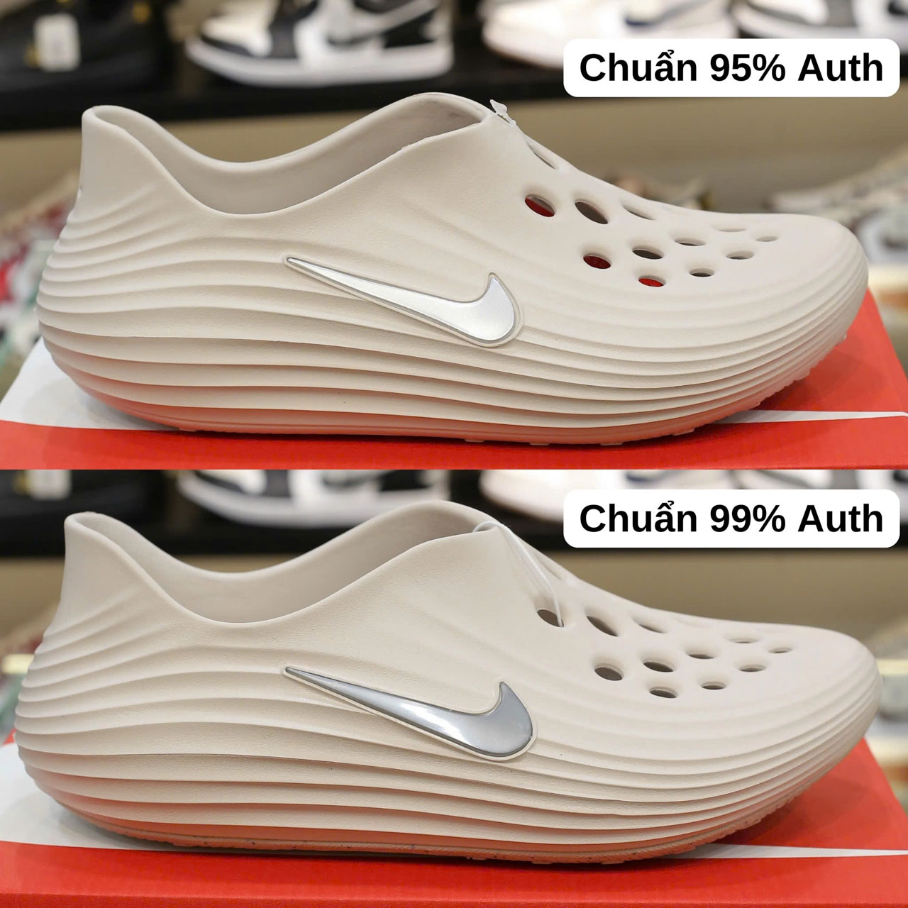 So sánh Nike ReactX Rejuven8 ‘Light Orewood Brown’